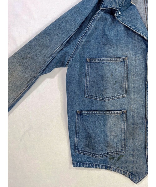 AUTHEN（オーセン）の「【AUTHEN】オーセン/ ヴィンテージ デニム エンジニアジャケット（デニムジャケット・レディース・ライトインディゴブルー・MEDIUM/LARGE）」の6枚目の写真