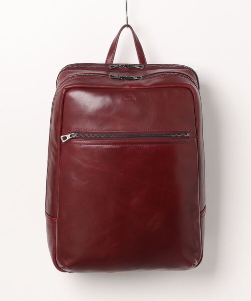 SEEKER（シーカー）の「【NOBLE】オイルレザー スクエアバックパック SKB-NB05（バックパック/リュック・メンズ・キャメル/グリーン/ブラック/ワイン/ネイビー・FREE）」の6枚目の写真