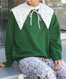 byYOUANCE | アウトリンキングカラースウェット(スウェット)