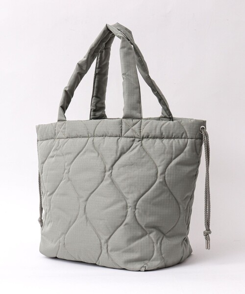 TAION（タイオン）の「【TAION/タイオン】MILITARY DOWN TOTE BAG M（トートバッグ・メンズ・チャコールグレー/ブラック/ミント/キャメル・FREE）」の8枚目の写真