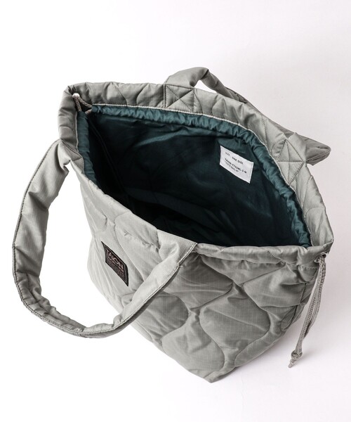 TAION（タイオン）の「【TAION/タイオン】MILITARY DOWN TOTE BAG M（トートバッグ・メンズ・チャコールグレー/ブラック/ミント/キャメル・FREE）」の14枚目の写真