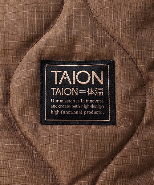 TAION（タイオン）の「【TAION/タイオン】MILITARY DOWN TOTE BAG M（トートバッグ・メンズ・チャコールグレー/ブラック/ミント/キャメル・FREE）」の20枚目の写真