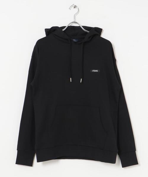 ITEMS URBANRESEARCH（アイテムズ アーバンリサーチ）の「『XLサイズあり』シリコーンワッペン スウェット プルオーバーパーカー（パーカー・メンズ・オフホワイト/ブラック/ブルー系その他・X-LARGE/MEDIUM/LARGE）」の16枚目の写真