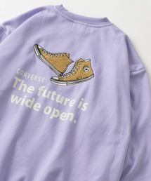 CONVERSE（コンバース）の「【CONVERSE/コンバース】ブランドネーム刺繍 ハイカットスニーカー サガラ刺繍 裏シャギー クルーネック スウェット/トレーナー/プルオーバー（スウェット・メンズ）」