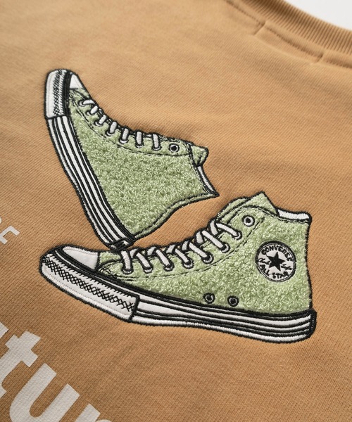 CONVERSE(コンバース)の「【CONVERSE/コンバース】ブランドネーム刺繍 ハイカットスニーカー サガラ刺繍 裏シャギー クルーネック スウェット/トレーナー/プルオーバー(スウェット・レディース・ブラック/ベージュ/ホワイト/ブルー/ライトパープル/ベージュ系その他/オートミール/ブラック系その他・M/L)」の18枚目の写真