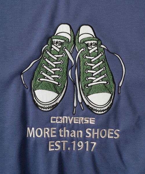 CONVERSE(コンバース)の「【CONVERSE/コンバース】ブランドネーム刺繍 ハイカットスニーカー サガラ刺繍 裏シャギー クルーネック スウェット/トレーナー/プルオーバー(スウェット・レディース・ブラック/ベージュ/ホワイト/ブルー/ライトパープル/ベージュ系その他/オートミール/ブラック系その他・M/L)」の19枚目の写真
