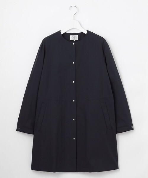 J.PRESS(ジェイプレス)の「【洗える・撥水】ドライツイルストレッチ ノーカラー コート(ノーカラーコート・レディース・ベージュ系/ブラウン系/ネイビー系・T15/T13)」の13枚目の写真