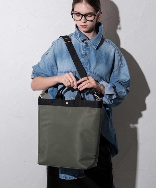 HAYNI（ヘイニ）の「Serem セレム【第1世代】（トートバッグ・レディース・カーキ/ブラック/ネイビー/ダークグレー・FREE）」の2枚目の写真