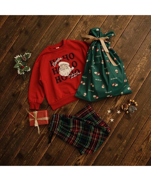 BREEZE（ブリーズ）の「【リンク】クリスマスチェックパンツ（その他パンツ・キッズ・ネイビー/イエロー/エメラルド・90/80/110/100/120/140/130）」の10枚目の写真