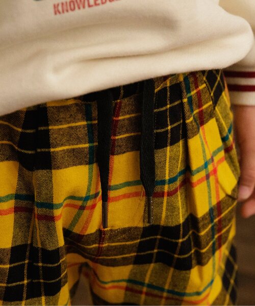 BREEZE（ブリーズ）の「【リンク】クリスマスチェックパンツ（その他パンツ・キッズ・ネイビー/イエロー/エメラルド・90/80/110/100/120/140/130）」の21枚目の写真