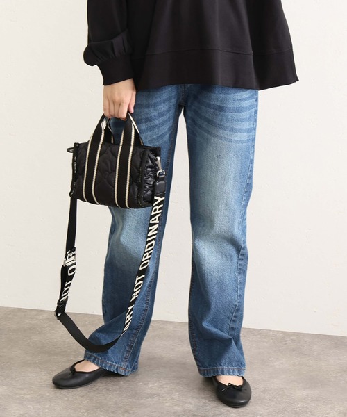 ElegChic(エレグシック)の「スリムストレートデニムパンツ(デニムパンツ・レディース・ネイビー/ブルー/ネイビー系・M/L/XL/XXL/4L)」の5枚目の写真