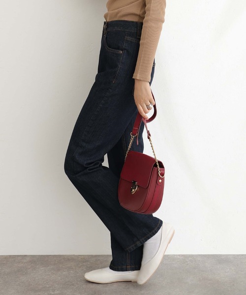 ElegChic(エレグシック)の「スリムストレートデニムパンツ(デニムパンツ・レディース・ネイビー/ブルー/ネイビー系・M/L/XL/XXL/4L)」の13枚目の写真