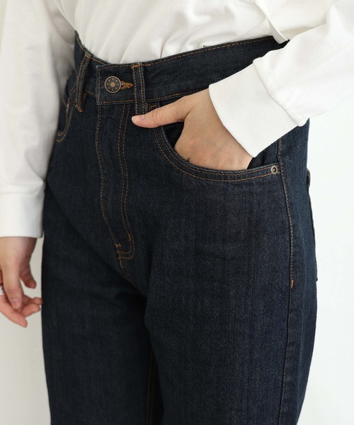 ElegChic(エレグシック)の「スリムストレートデニムパンツ(デニムパンツ・レディース・ネイビー/ブルー/ネイビー系・M/L/XL/XXL/4L)」の17枚目の写真