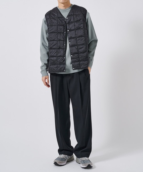 TAION（タイオン）の「【TAION/タイオン】V NECK BUTTON DOWN VEST/軽量/洗える（ベスト・メンズ・ブラック・MEDIUM/LARGE/X-LARGE）」の17枚目の写真