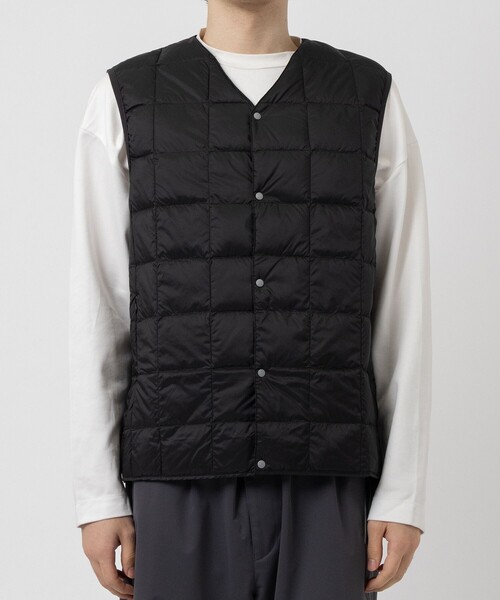 TAION（タイオン）の「【TAION/タイオン】V NECK BUTTON DOWN VEST/軽量/洗える（ベスト・メンズ・ブラック・MEDIUM/LARGE/X-LARGE）」の15枚目の写真