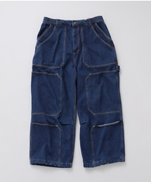 ANGLAN / アングラン Spread Panel Denim Work Pants