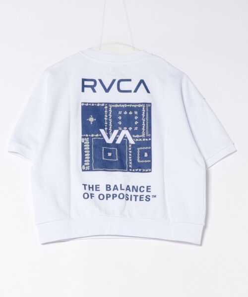 RVCA(ルーカ)の「RVCA/ルーカ バンダナ柄/トレーナーTシャツ BF043-032(スウェット・レディース・ブラック/グレー/ホワイト・L/M)」の6枚目の写真