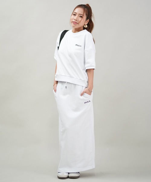 RVCA(ルーカ)の「RVCA/ルーカ バンダナ柄/トレーナーTシャツ BF043-032(スウェット・レディース・ブラック/グレー/ホワイト・L/M)」の9枚目の写真