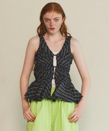 MAISON SPECIAL | 2way Shirring Taffeta Blouse/2WAYシャーリングタフタブラウス【MAISON SPECIAL/メゾンスペシャル】(シャツ/ブラウス)
