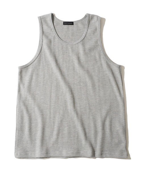 TETE HOMME(テットオム)の「【WEB限定】ワッフルタンクトップ(タンクトップ・メンズ・ホワイト/グレー/ブラック・MEDIUM/LARGE/X-LARGE)」の7枚目の写真