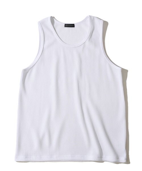 TETE HOMME(テットオム)の「【WEB限定】ワッフルタンクトップ(タンクトップ・メンズ・ホワイト/グレー/ブラック・MEDIUM/LARGE/X-LARGE)」の11枚目の写真