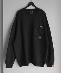 【FOXRUN/フォックスラン】 GO OUT掲載アイテム Nylon Outdoor Pocket Fleece Sweatshirt