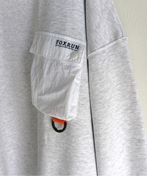 【セール】【FOXRUN/フォックスラン】 GO OUT掲載アイテム Nylon Outdoor Pocket Fleece Sweatshirt（スウェット）｜COURO（コウロ）