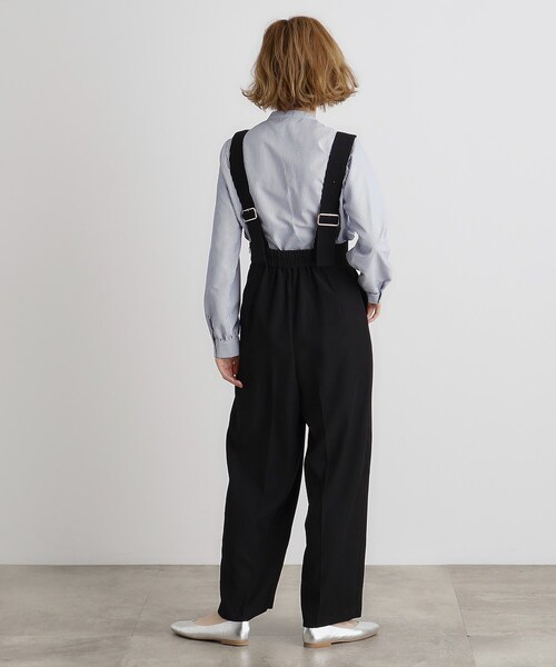 grove（グローブ）の「ハイウエストサロペット（サロペット/オーバーオール・レディース・ライトベージュ/ブラック/オリーブ・02/03/01/04/05）」の9枚目の写真