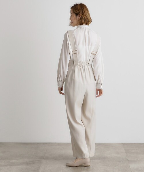 grove（グローブ）の「ハイウエストサロペット（サロペット/オーバーオール・レディース・ライトベージュ/ブラック/オリーブ・02/03/01/04/05）」の17枚目の写真