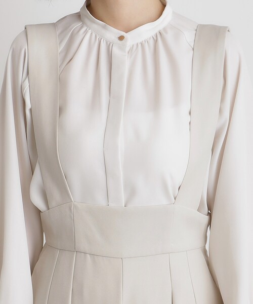 grove（グローブ）の「ハイウエストサロペット（サロペット/オーバーオール・レディース・ライトベージュ/ブラック/オリーブ・02/03/01/04/05）」の22枚目の写真