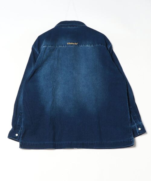 A BATHING APE(アベイシングエイプ)の「INDIGO DYE CORDUROY LS SHIRTS(シャツ/ブラウス・メンズ・インディゴブルー・MEDIUM/SMALL/LARGE/X-LARGE/XX-LARGE)」の5枚目の写真