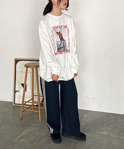 feepur by saya（フェピュールバイサヤ）の「カラーロゴフォトロンTee（Tシャツ/カットソー・レディース・ホワイト/ホワイト系その他/ライトグレー系/ライトグレー・MEDIUM）」の12枚目の写真