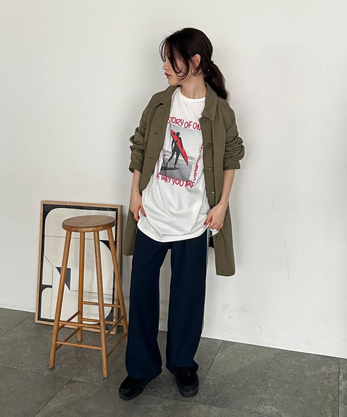 feepur by saya（フェピュールバイサヤ）の「カラーロゴフォトロンTee（Tシャツ/カットソー・レディース・ホワイト/ホワイト系その他/ライトグレー系/ライトグレー・MEDIUM）」の17枚目の写真