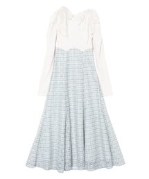 CALNAMUR | CHECK RACE DOCKING OP/チェックレースドッキングワンピース(ワンピース)