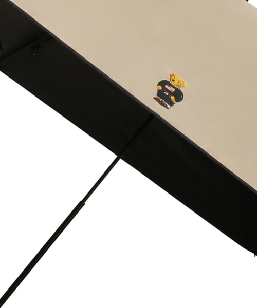 遮光 晴雨兼用 折りたたみ日傘 軽量 'POLO BEAR' ポロベア