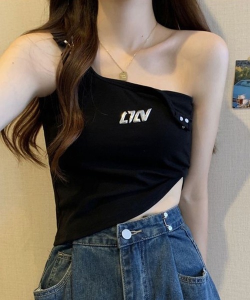 NANEA(ナネア)の「フックショルダーフロントロゴタンクトップ(タンクトップ・レディース・ベージュ/ホワイト/ブラック・LARGE/MEDIUM/SMALL)」の20枚目の写真