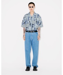 セール】'KENZO Chiky-Rin Camo' ハワイアン ショートスリーブ