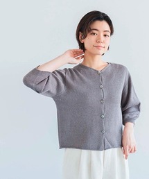 D（ディー）の「ペーパーヤーン ニットカーディガン（カーディガン/ボレロ）」