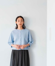 D（ディー）の「ペーパーヤーン ニットカーディガン（カーディガン/ボレロ）」