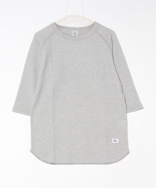 JEMORGAN(ジェーイーモーガン)の「【JEMORGAN LONG JOHNS】 七分袖ワッフルクルーネックラグランTシャツ サーマル(Tシャツ/カットソー・メンズ・カーキ/トップグレー/ホワイト/ブラック/ライトベージュ・2/3/4)」の3枚目の写真