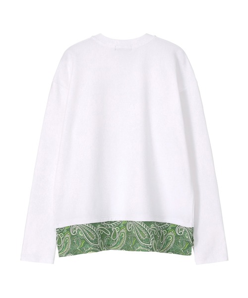 ZUCCa（ズッカ）の「ペイズリードッキング / カットソー / (O)（Tシャツ/カットソー・メンズ・ホワイト/ブラック/ネイビー・M size）」の10枚目の写真