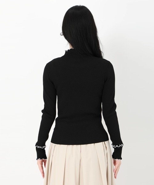 美品❗️【Glamorous Garden】アシメリブニットセーター(F)黒 GLAMOROUS GARDEN - 美品❗️【Glamorous Garden】アシメリブニット