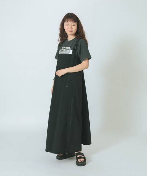 セール】(THOUSAND MILExGENE HEAVENS)ZIP FRONT SUSPENDER
