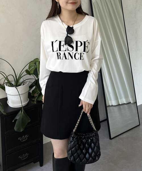 prose verse(プロズヴェール)の「フロッキーロゴロンT(Tシャツ/カットソー・レディース・オフホワイト・MEDIUM/LARGE)」の8枚目の写真