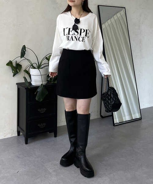 prose verse(プロズヴェール)の「フロッキーロゴロンT(Tシャツ/カットソー・レディース・オフホワイト・MEDIUM/LARGE)」の10枚目の写真