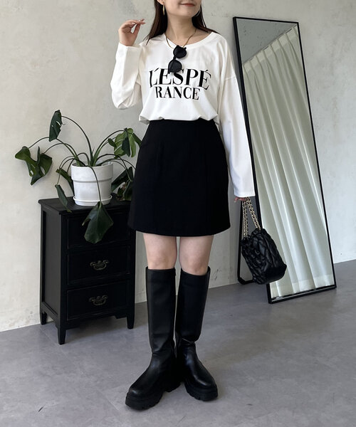 prose verse(プロズヴェール)の「フロッキーロゴロンT(Tシャツ/カットソー・レディース・オフホワイト・MEDIUM/LARGE)」の12枚目の写真