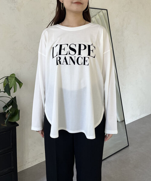 prose verse(プロズヴェール)の「フロッキーロゴロンT(Tシャツ/カットソー・レディース・オフホワイト・MEDIUM/LARGE)」の13枚目の写真