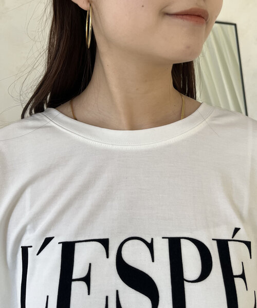 prose verse(プロズヴェール)の「フロッキーロゴロンT(Tシャツ/カットソー・レディース・オフホワイト・MEDIUM/LARGE)」の16枚目の写真