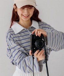 flower | ヒズボーダートップ(Tシャツ/カットソー)