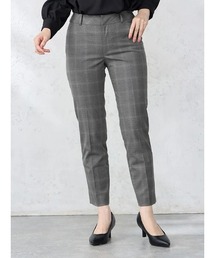Perfect Suit FActory | デレガントスーツ　テーパードパンツ　グレンチェック柄　グレー/ネイビー(スーツパンツ)